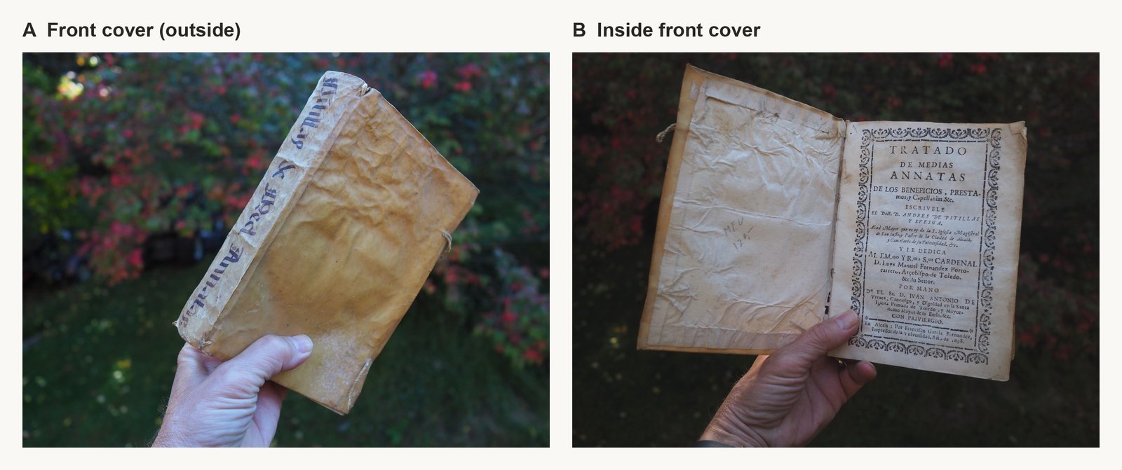 17th-century parchment-bound volume